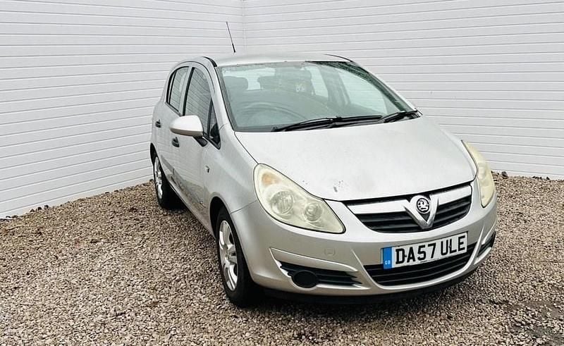 Used Vauxhall Corsa 59 HP (43 kW) 2007 Silver Hatchback