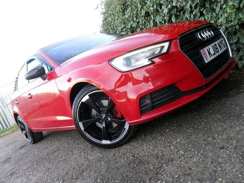 Used Audi A3 Sportback Design 150 HP (110 kW) 2018 Red Hatchback