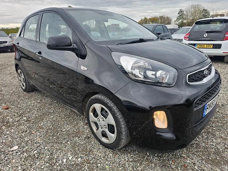 Used Kia Picanto 65 HP (47 kW) 2015 Black Hatchback