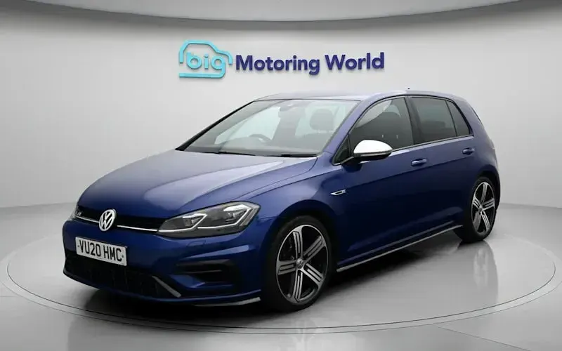 Used VW Golf VII R 300 HP (220 kW) 2020 Blue Hatchback