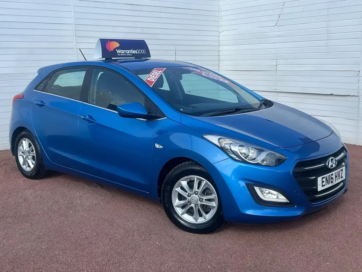 Used Hyundai i30 SE 110 HP (80 kW) 2016 Blue Hatchback