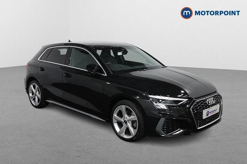 Black Used 2024 Audi A3 e-tron S-Line Hatchback | £23,999 (Fair price) - Image 1/4