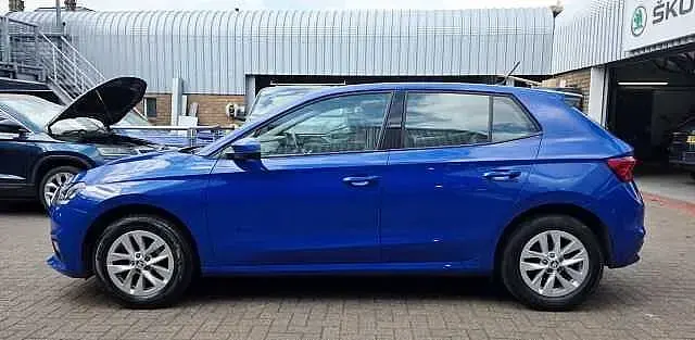 Used Skoda Fabia Comfort 94 HP (69 kW) 2024 Energy blue Hatchback