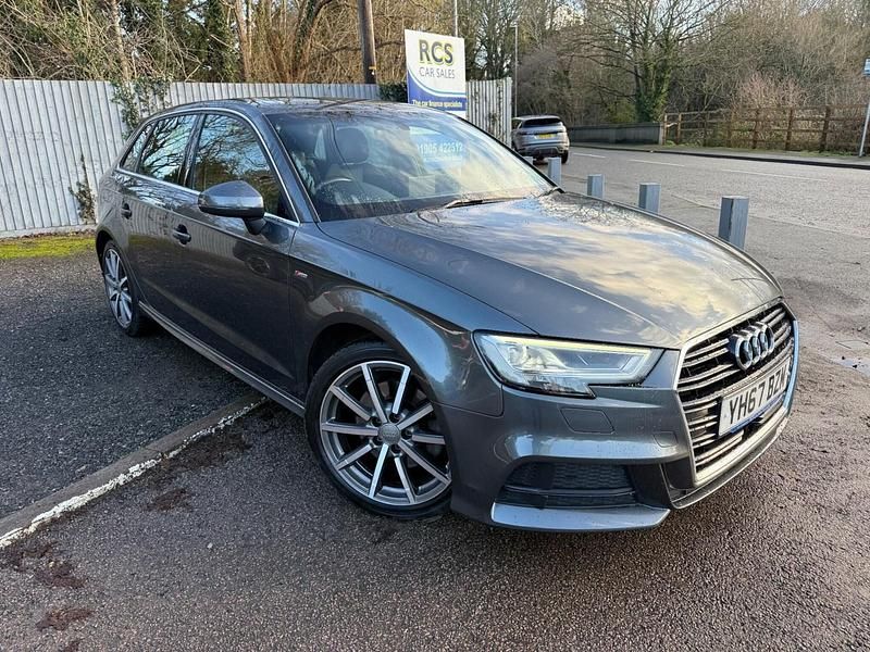 Used Audi A3 Sportback S-Line 190 HP (139 kW) 2017 Grey Hatchback