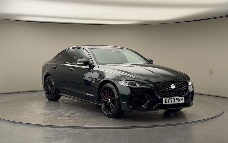 British racing green Used 2023 Jaguar XF S Sedan | £38,350 - Image 1/4