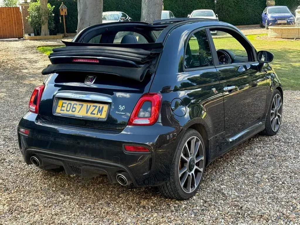 Used Abarth 595 Turismo 165 HP (121 kW) 2017 Black Cabriolet
