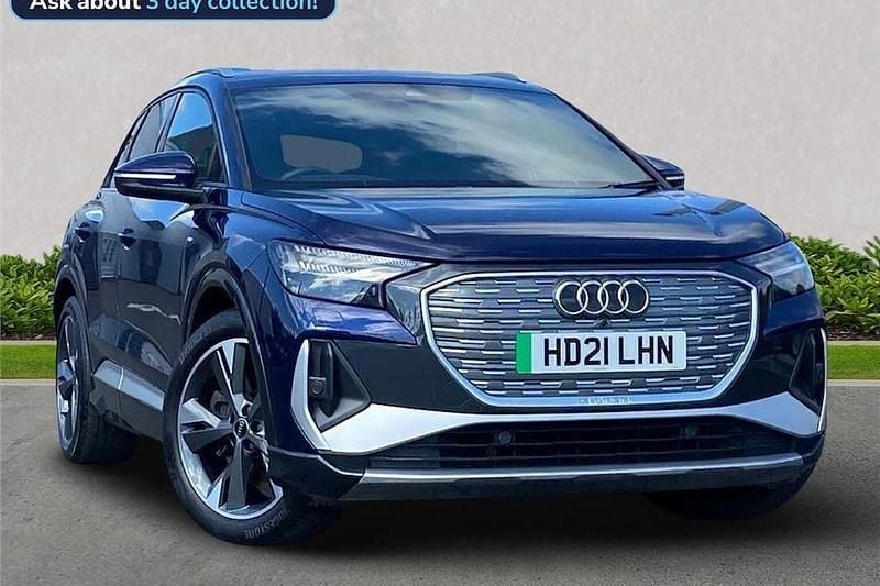 Blue Used 2021 Audi Q4 e-tron Comfort SUV | £24,502 (Fair price) - Image 1/4
