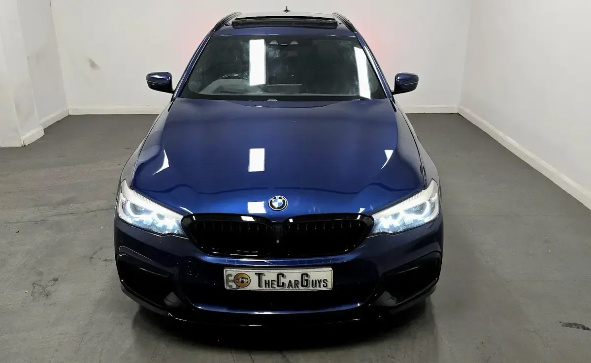 Used BMW 520 M Sport 190 HP (139 kW) 2018 Blue Estate