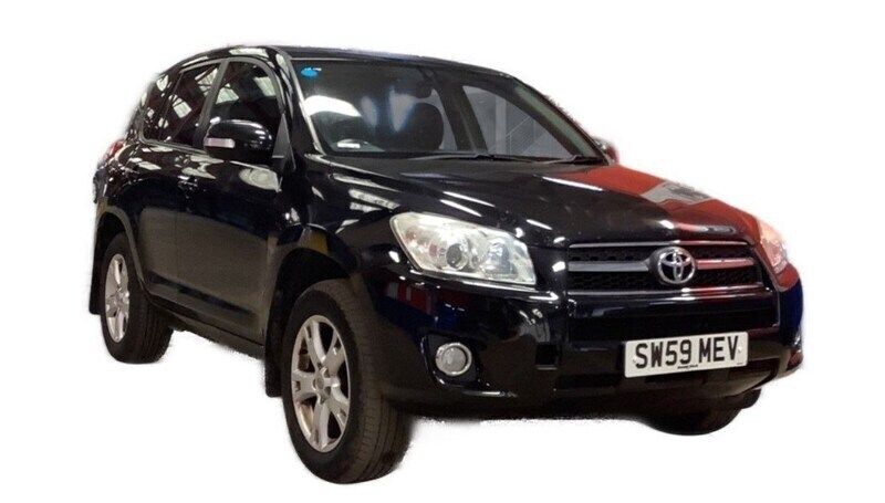 Black Used 2009 Toyota RAV4 SUV | £4,095 (Fair price) - Image 1/4