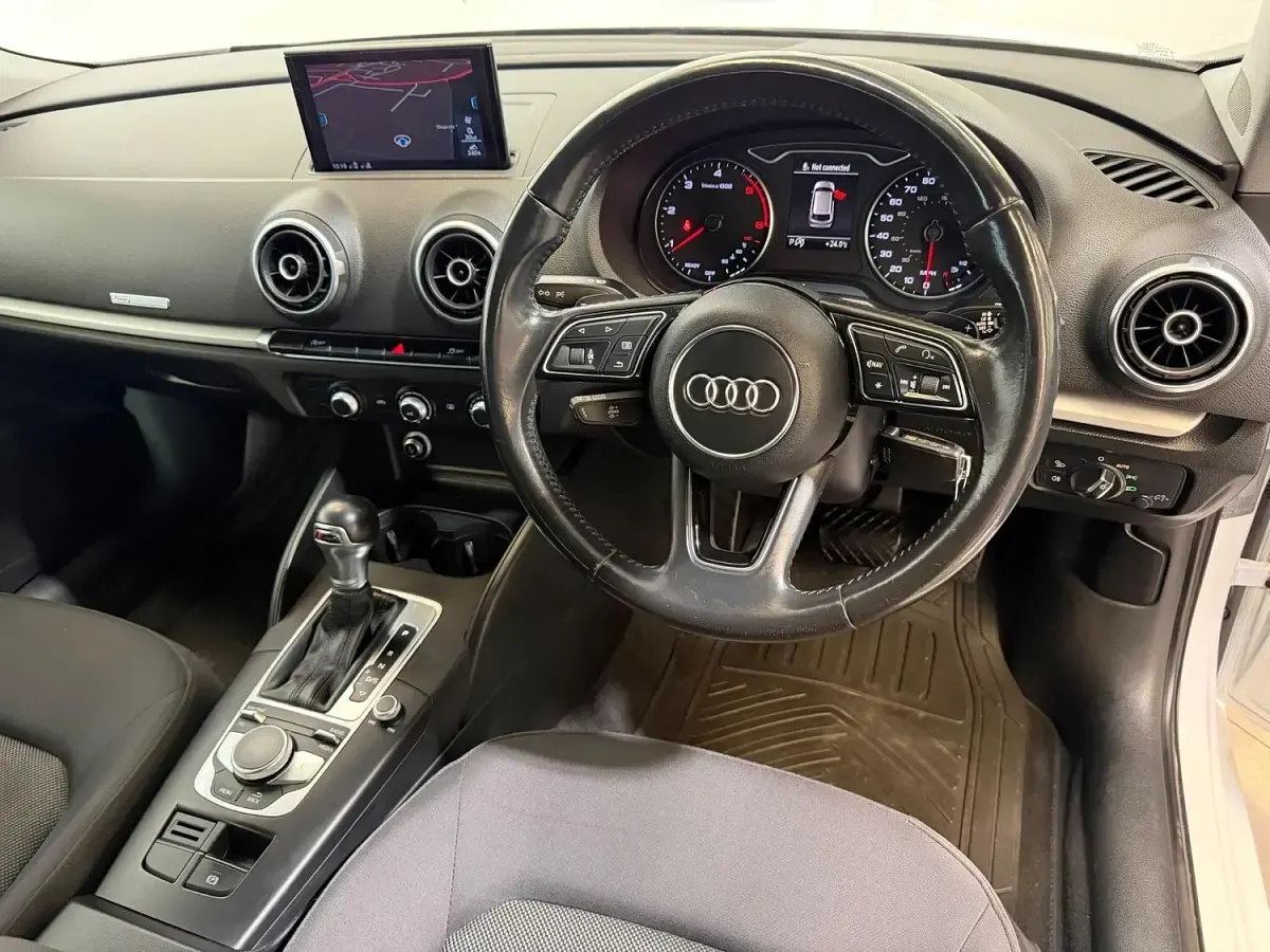 Used Audi A3 Black Edition 2016 White Hatchback
