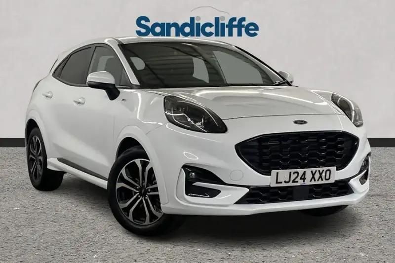 White Used 2024 Ford Puma ST-Line Hatchback | £16,152 (Good price) - Image 1/4