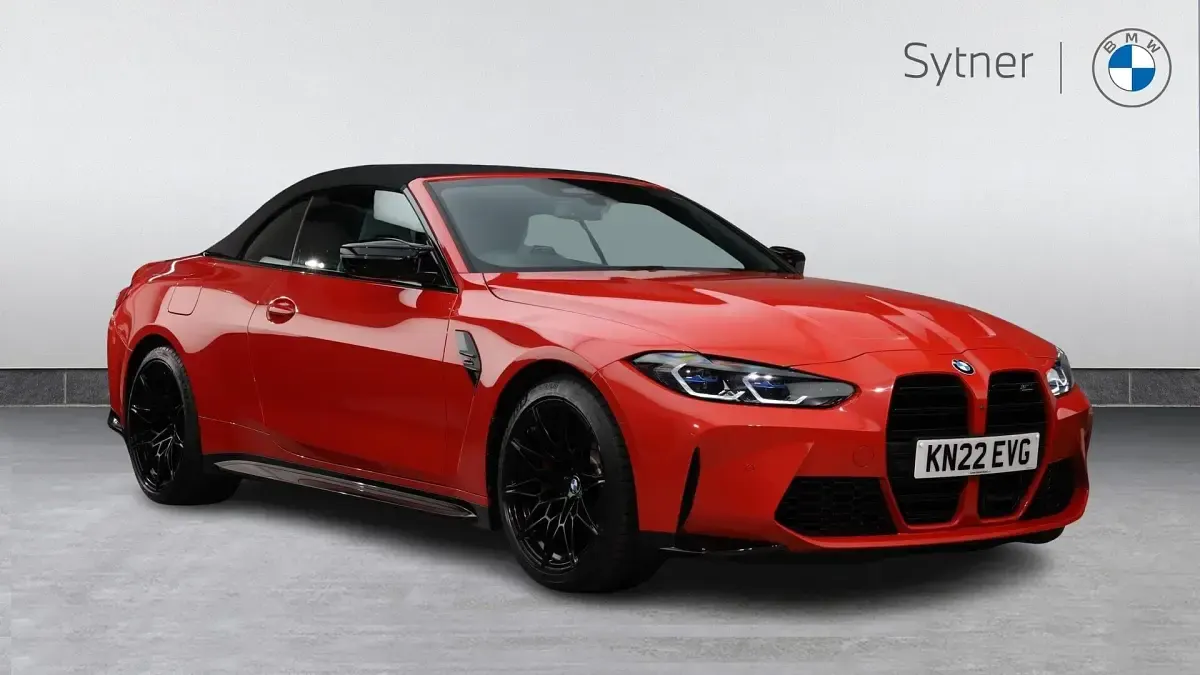 Used BMW M4 Cabriolet Competition Edition 503 HP (369 kW) 2022 Red Cabriolet