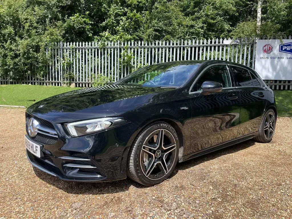 Used Mercedes A35 AMG Executive 306 HP (225 kW) 2020 Black Hatchback