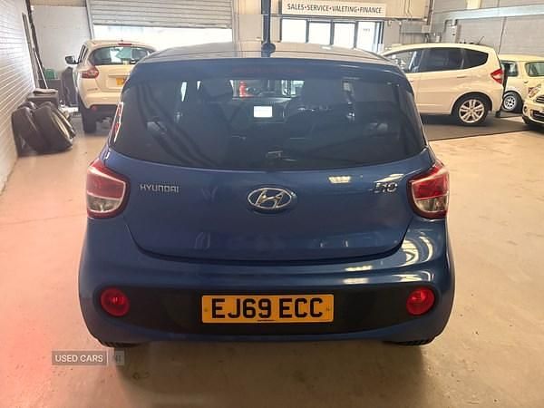 Used Hyundai i10 67 HP (49 kW) 2019 Blue Hatchback