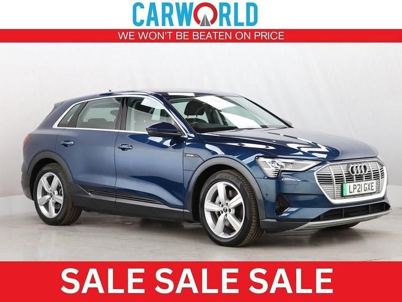 Blue Used 2021 Audi e-tron Advanced SUV | £18,990 (Good price) - Image 1/3