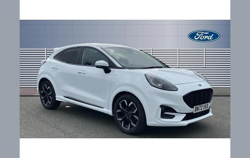 White Used 2022 Ford Puma Gen-E ST-Line X SUV | £16,500 (Fair price) - Image 1/4