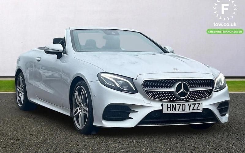 Silver Used 2020 Mercedes E220 AMG Line Premium Cabriolet | £27,799 (Fair price) - Image 1/4