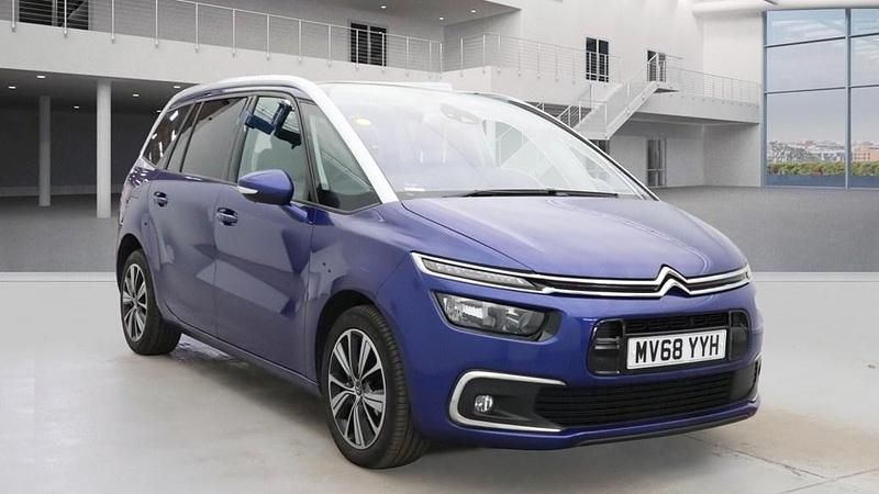 Lazuli blue Used 2018 Citroën Grand C4 Picasso Flair MPV | £11,675 (Good price) - Image 1/4