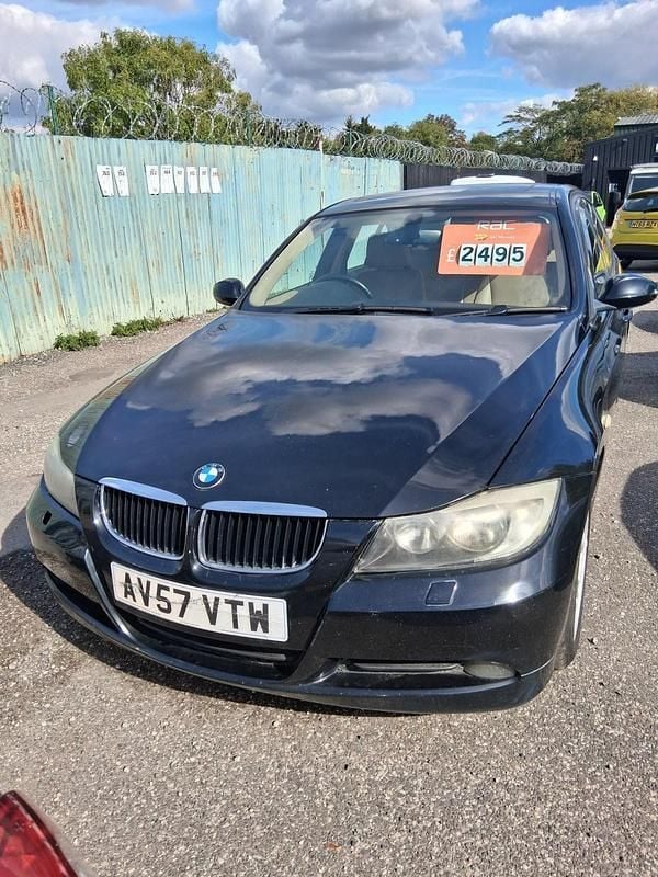 Black Used 2007 BMW 320 Sedan | £1,995 (Good price) - Image 1/4