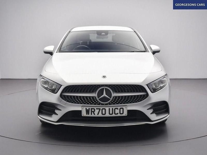 Used Mercedes A250 AMG line 218 HP (160 kW) 2020 Silver Sedan