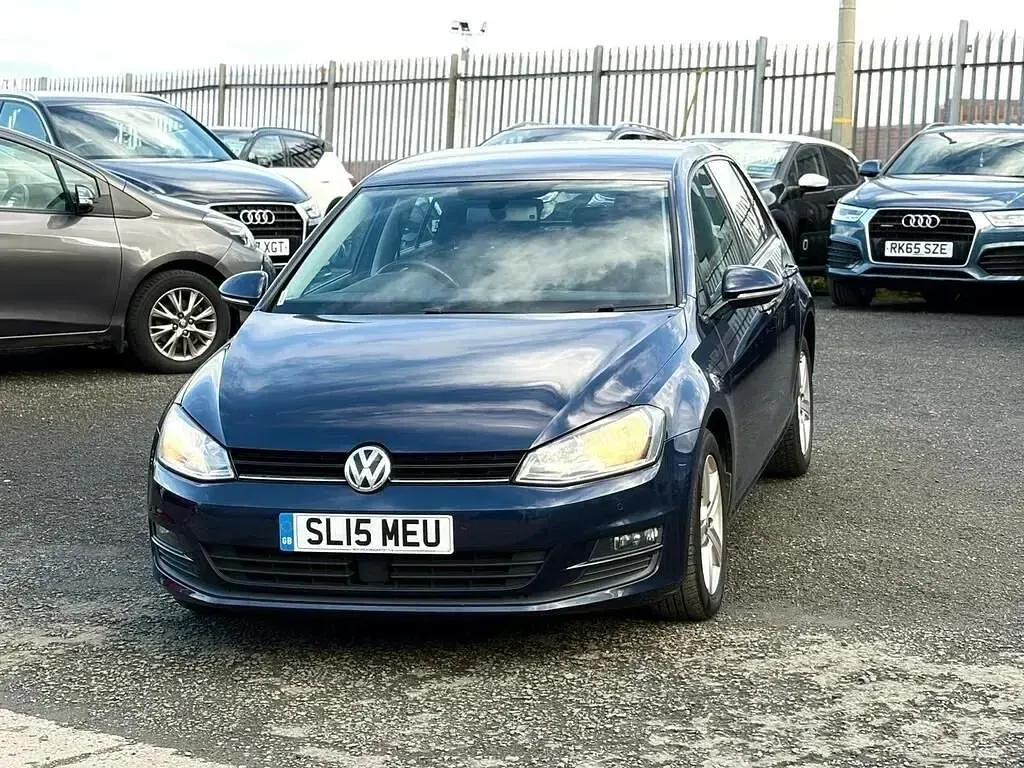 Used VW Golf VII Match 2015 Blue Hatchback