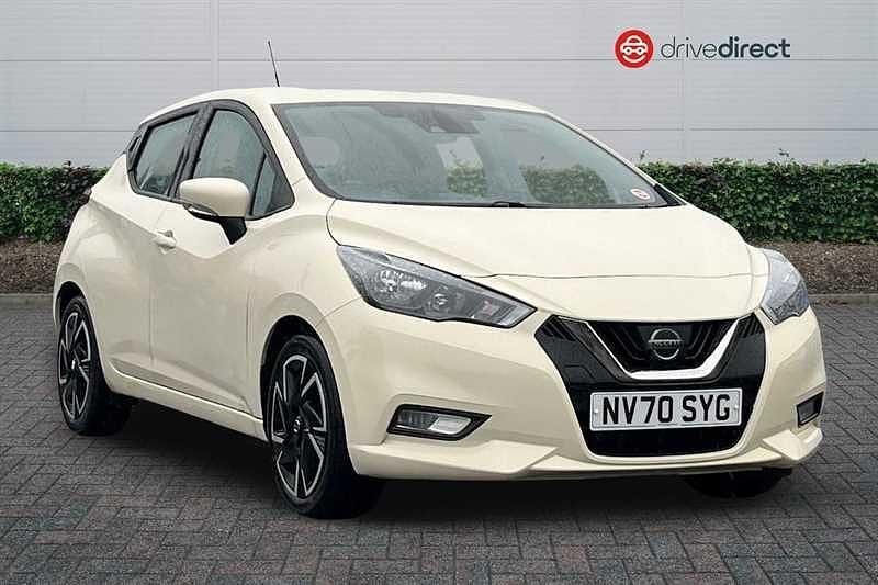 Used Nissan Micra Acenta 2021 White Hatchback