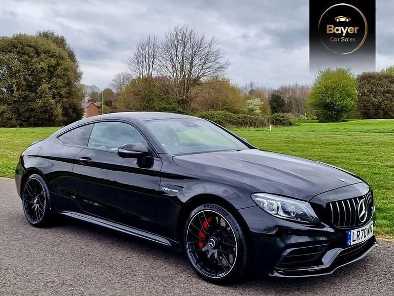 Used Mercedes C63S AMG 2020 Black Coupe