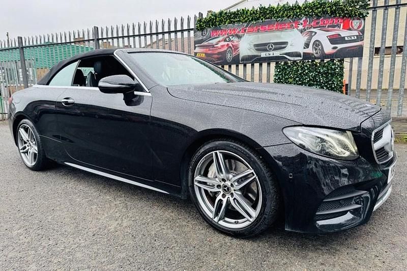 Used Mercedes E300 AMG Line Premium 245 HP (180 kW) 2019 Black Cabriolet