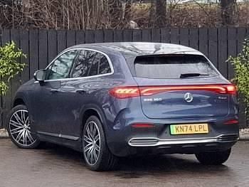 Used Mercedes EQE350 AMG line 214 kW (292 HP) 2024 Blue Estate