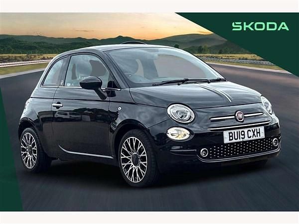 Black Used 2019 Fiat 500 Anniversary Hatchback | £8,670 (A bit pricey) - Image 1/3