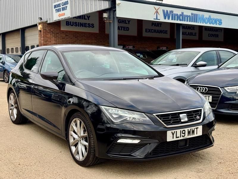 Black Used 2019 Seat Leon FR Sport Hatchback | £11,950 (Good price) - Image 1/4
