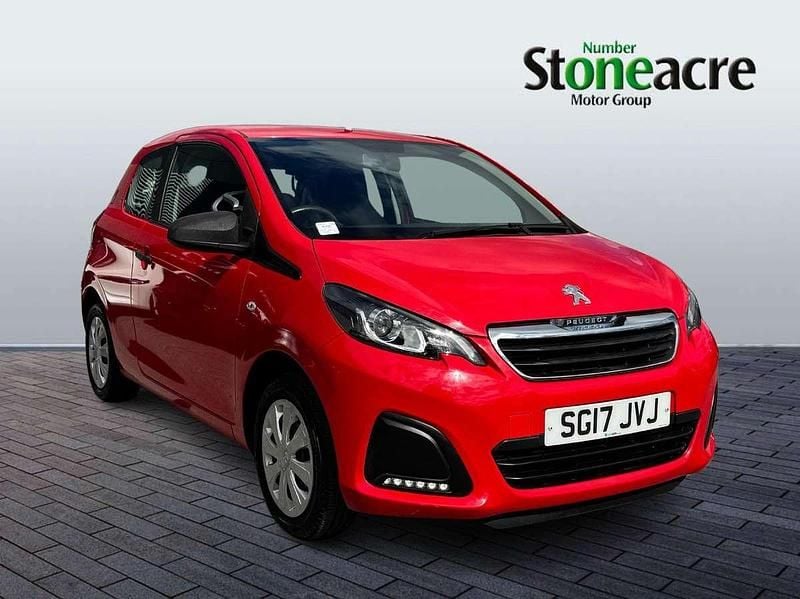 Red Used 2017 Peugeot 108 Access Hatchback | £5,495 (Fair price) - Image 1/4