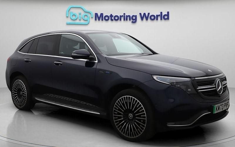 Used Mercedes EQC400 AMG line 300 kW (408 HP) 2023 Blue SUV