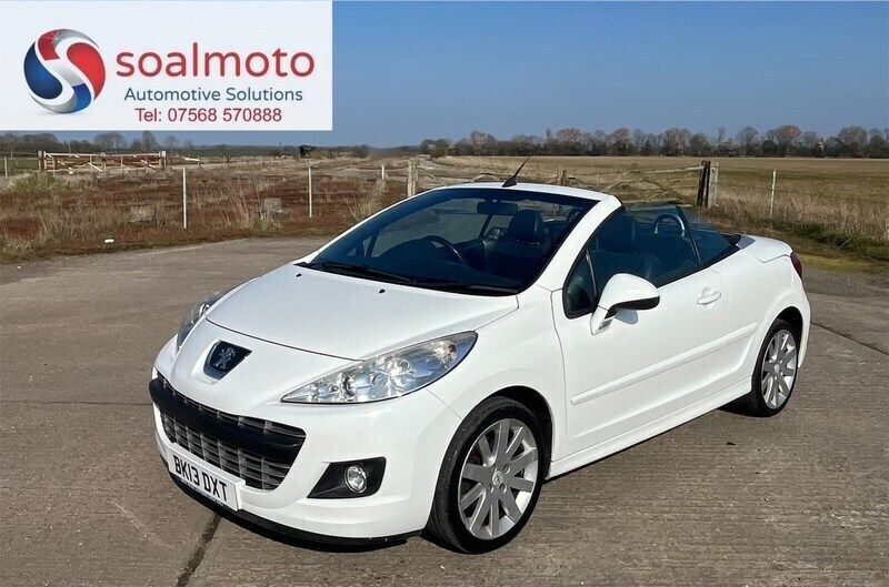 White Used 2013 Peugeot 207 Allure Cabriolet | £2,699 (Fair price) - Image 1/4