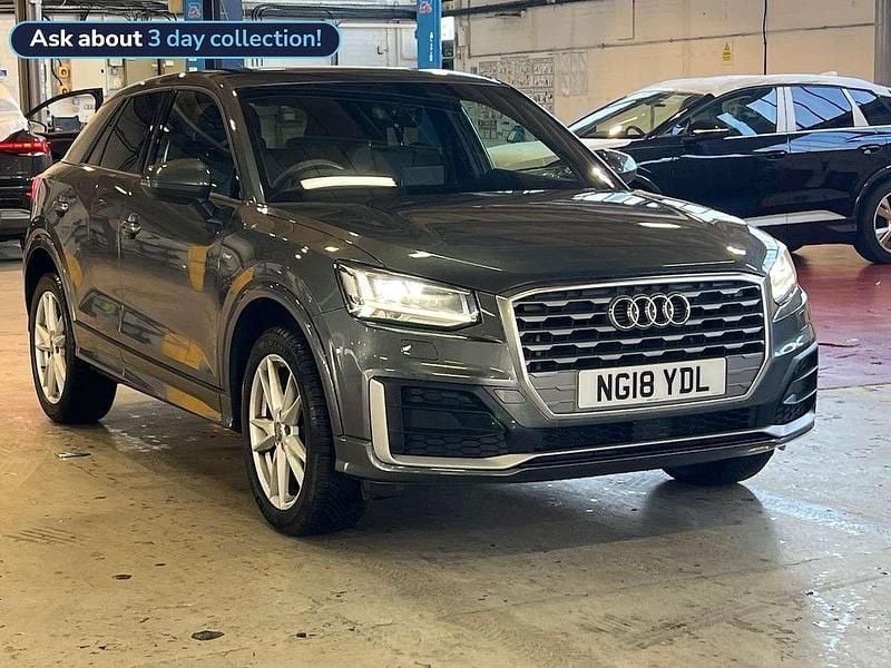 Grey Used 2018 Audi Q2 S-Line SUV | £14,335 (Fair price) - Image 1/4