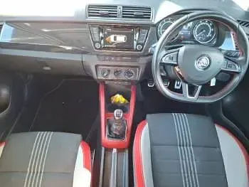 Used Skoda Fabia Monte Carlo 110 HP (80 kW) 2018 White Estate