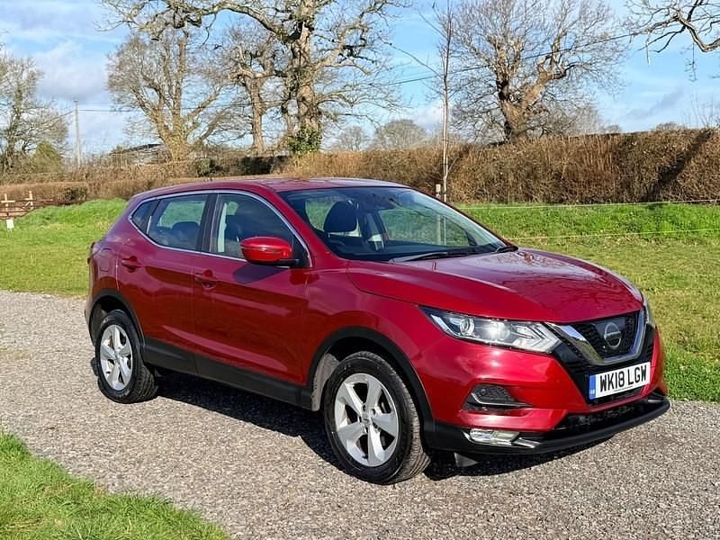 Used Nissan Qashqai Acenta 110 HP (80 kW) 2018 Red SUV