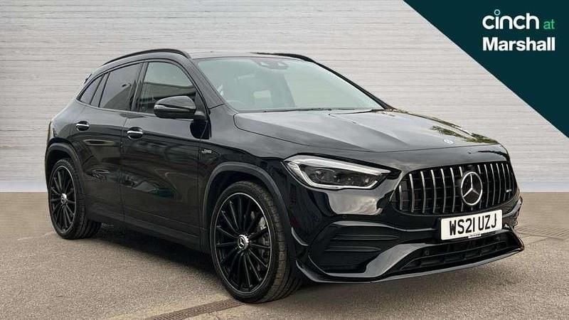 Black Used 2021 Mercedes GLA35 AMG Premium Plus SUV | £34,527 (Fair price) - Image 1/4