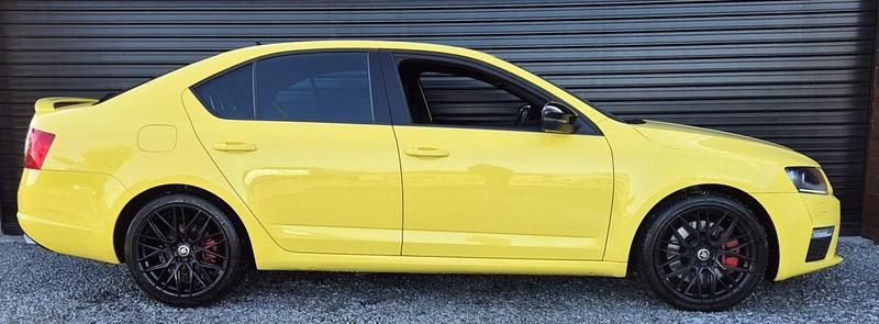 Used Skoda Octavia vRS 2014 Yellow Hatchback