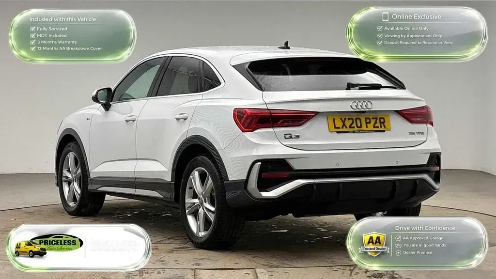 Used Audi Q3 Sportback S-Line 2020 White SUV