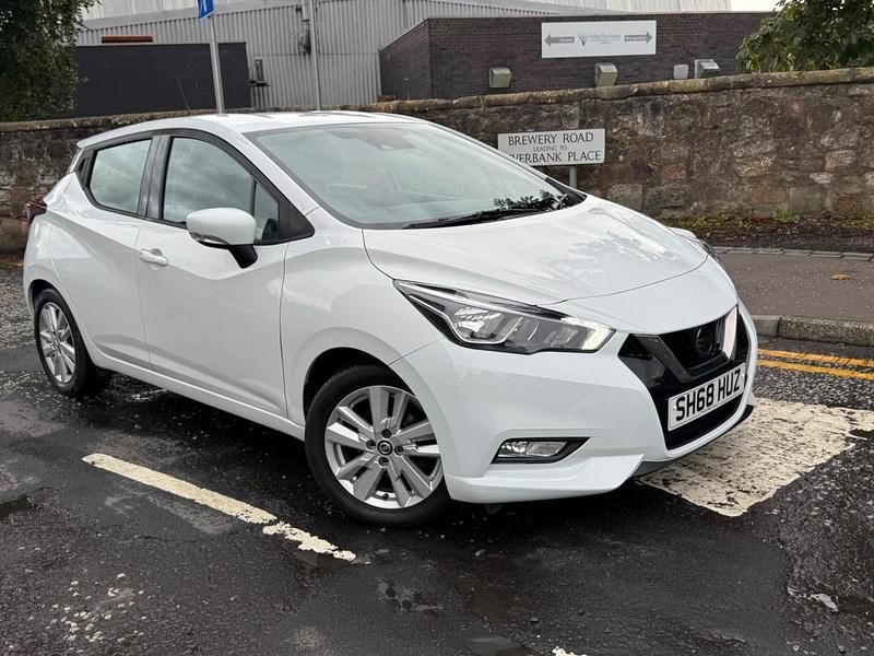 Used Nissan Micra Acenta 2018 White Hatchback