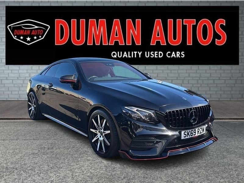 Used Mercedes E450 AMG line 2019 Black Coupe