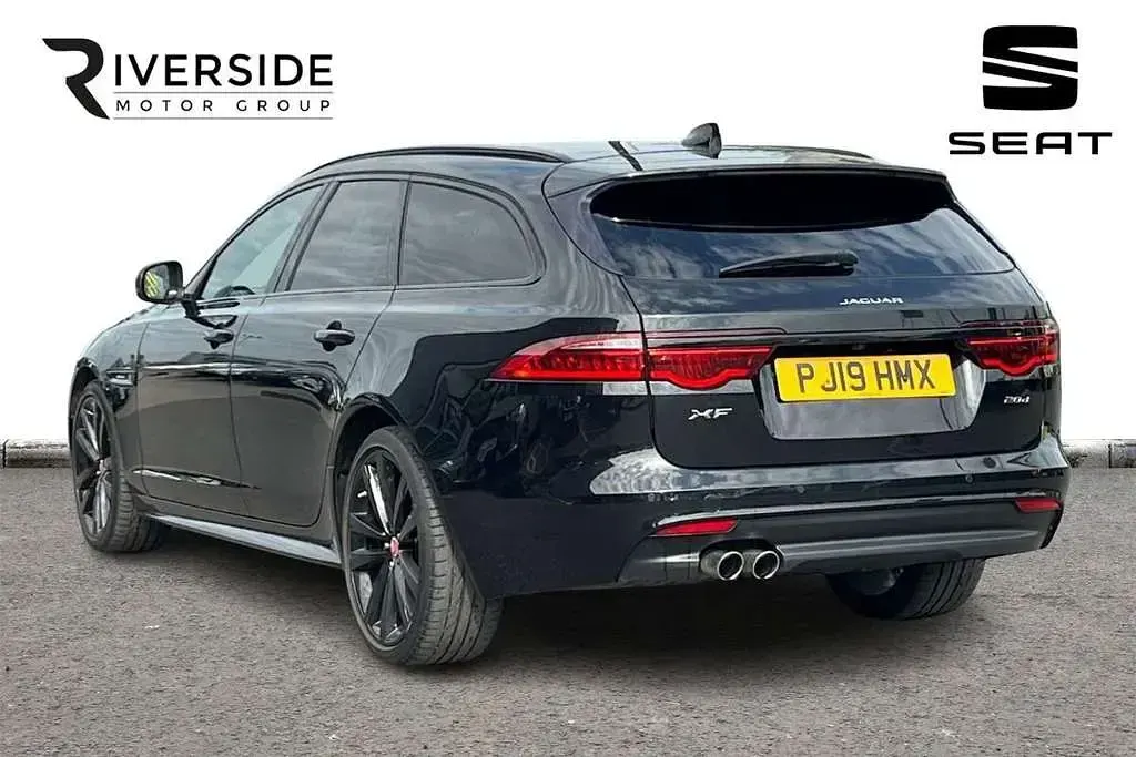 Used Jaguar XF R-Sport 177 HP (130 kW) 2019 Black Estate
