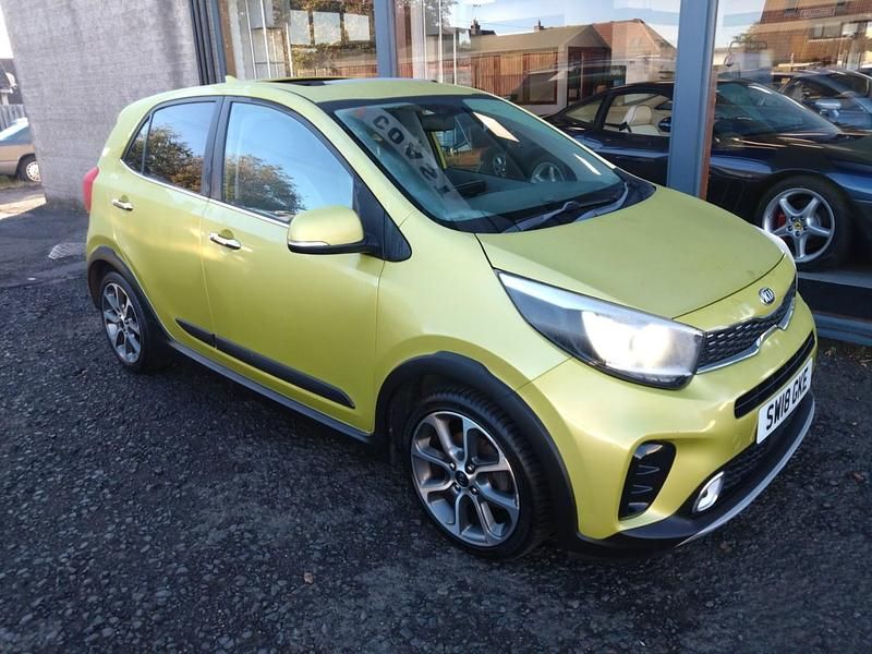 Green Used 2018 Kia Picanto X-Line Hatchback | £7,295 (Good price) - Image 1/4