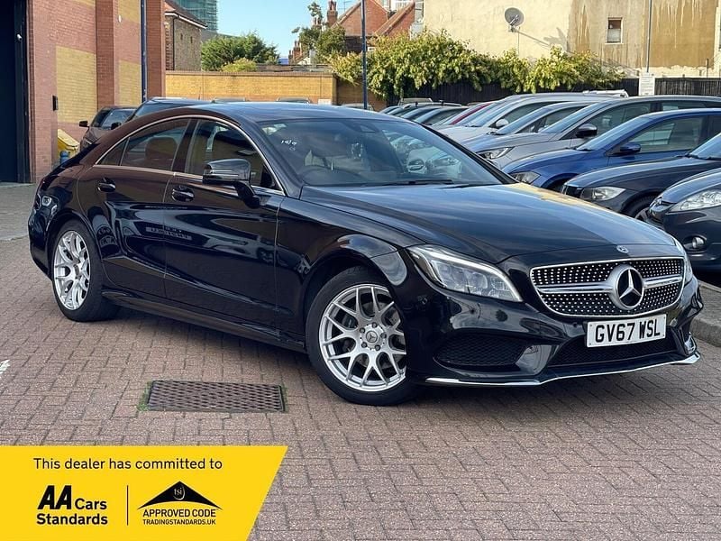 Black Used 2018 Mercedes CLS220 AMG Line Premium Coupe | £15,999 (Fair price) - Image 1/4