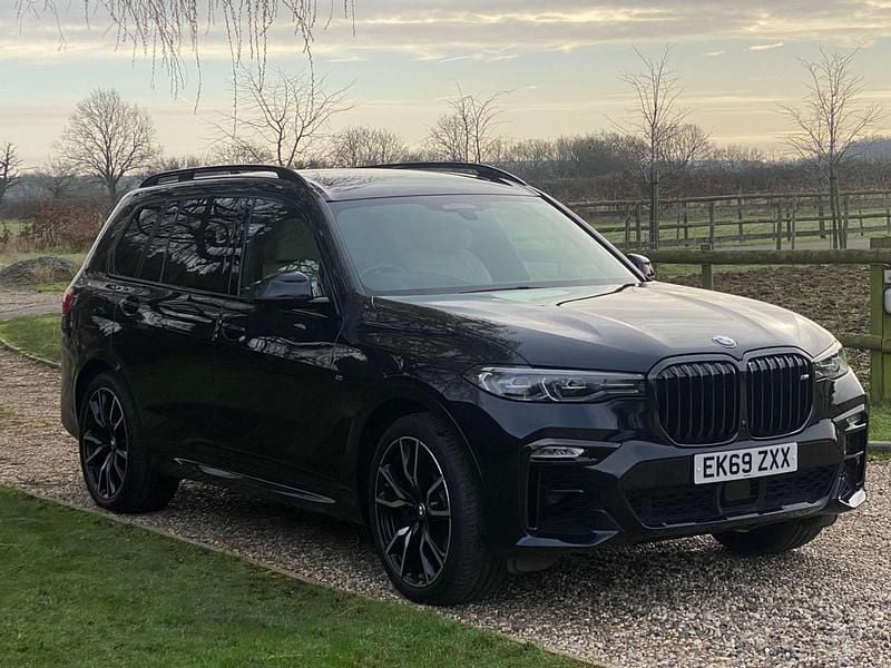 Black Used 2019 BMW X7 M Sport SUV | £44,995 (Fair price) - Image 1/4