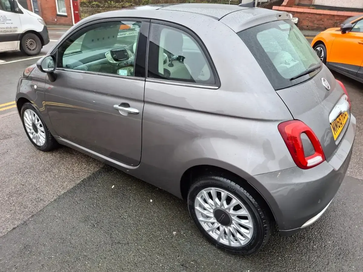 Used Fiat 500 Lounge 69 HP (50 kW) 2018 Grey Hatchback