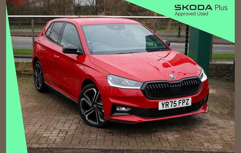 Used Skoda Fabia Monte Carlo 113 HP (83 kW) 2025 Red Hatchback