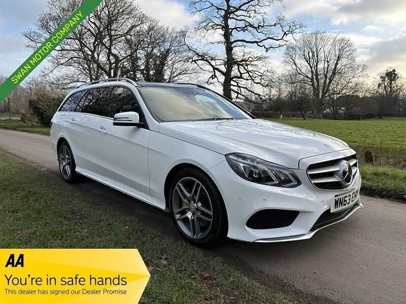 White Used 2025 Mercedes E350 AMG Line Premium Plus Estate | £12,990 - Image 1/4