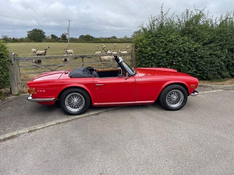 Used Triumph TR6 1969 Red Cabriolet